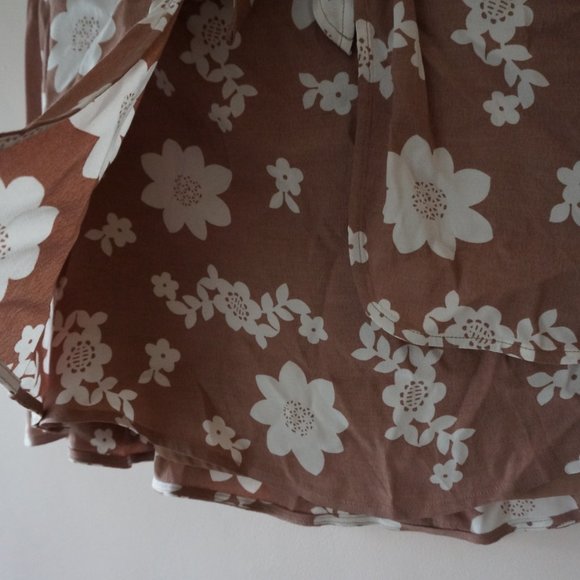 Love & Lemons Sweet Jane Wrap Skirt coffee - Picture 4 of 7